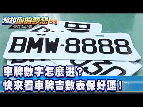 選號吉凶|車牌數字吉凶指南：選出最旺你的好車牌號碼 